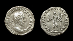 Trajan Decius, Denarius, Genius of the Illyrian Army reverse!